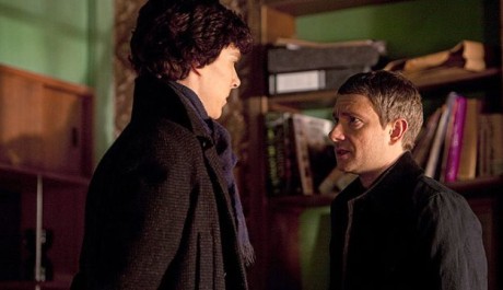 FOTO: Benedict Cumberbatch a Martin Freeman