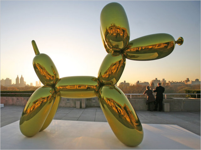 Ballon dog, Jeff Koons, Foto: Librado Romero