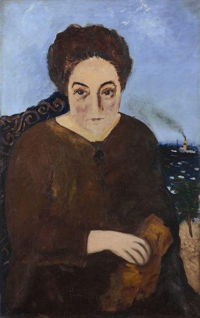 Josef Šíma, Portrét Marguerite Neveux (1922), Zdroj: Adolf Loos Apartment   