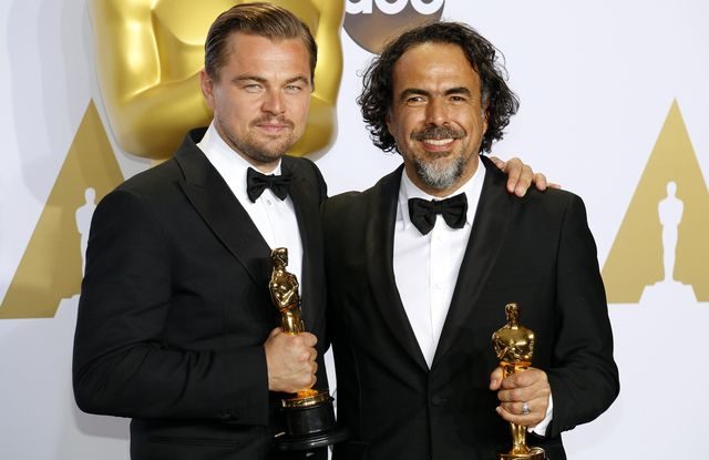 Leonardo DiCaprio a Alejandro Gonzales 2015 oscar