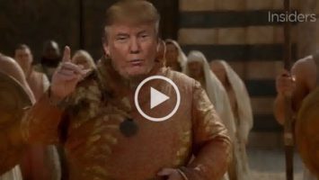 winter is trumping Donald Trump Hra o trůny Game of thrones
