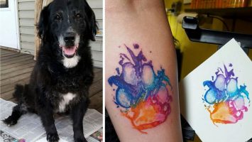 Tetování podle psí tlapky