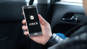 mobilní aplikace uber