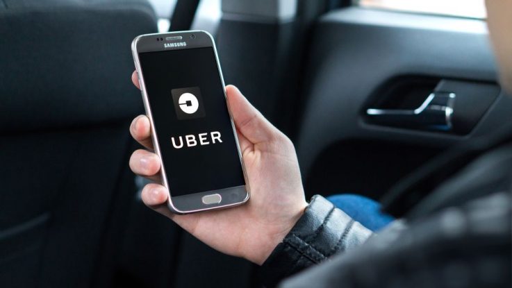 mobilní aplikace uber