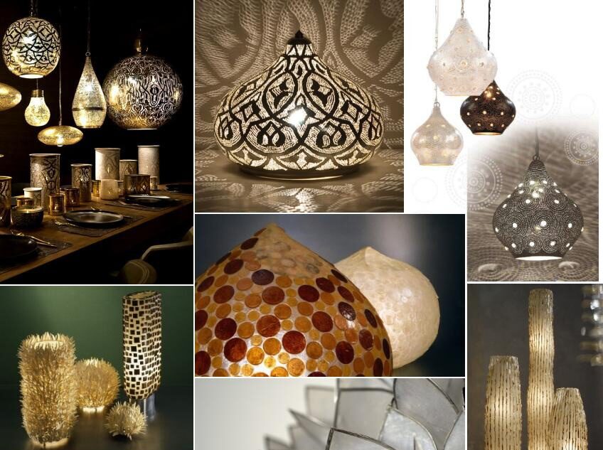 FOTO: Svítidla a lammy v obchodě LePatio