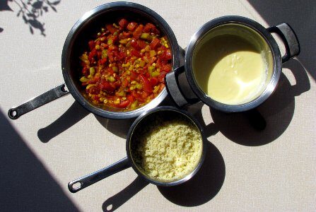 FOTO: Příprava kuskusu.