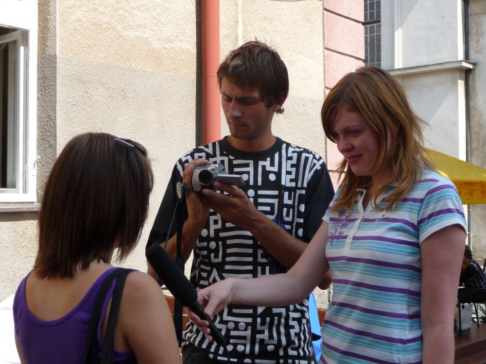 FOTO: Letní žurnalistická škola - Televize