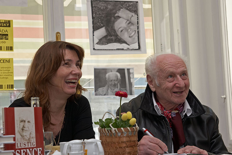 Arnošt Lustig s Markétou Mališovou