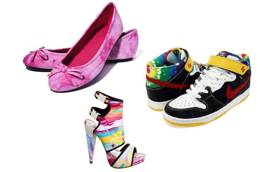 FOTO: Batikované boty