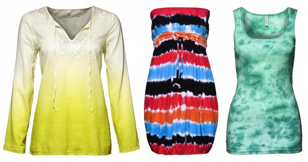 FOTO: Dámské batikované oblečení