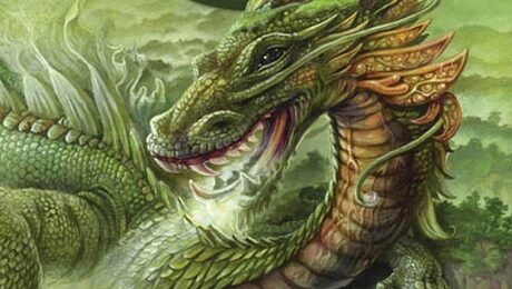 Ilustrace na obálce antologie Legendy: Draci Autor: Jana Šouflová