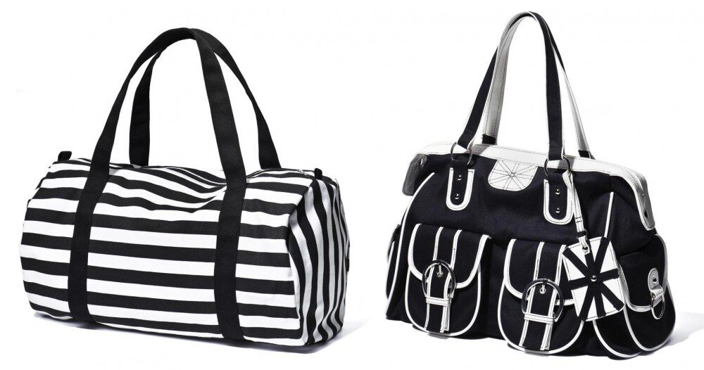 FOTO: Černo-bílé kabelky