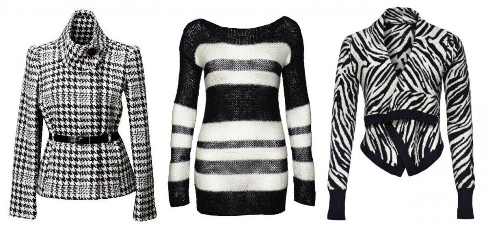 FOTO: Černo-bílé oblečení