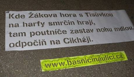 FOTO: Projekt Básníci na ulici Brno 2010