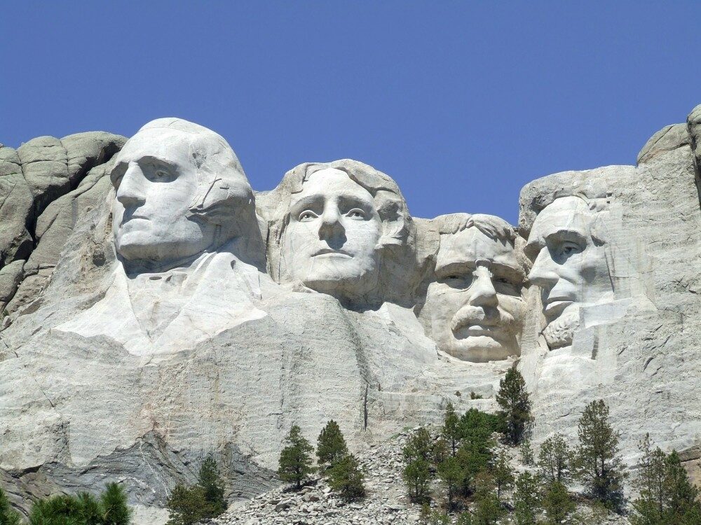 Pohled na Mount Rushmore