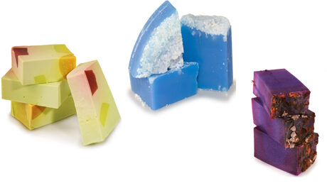 FOTO: krájená mýdla od Lush