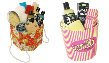 FOTO: dárkové balíčky kosmetiky Lush