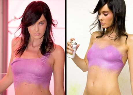 FOTO: Tílko ve spreji