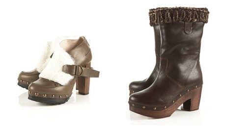 FOTO: zimní varianta dřeváků