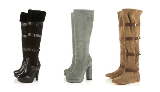 FOTO: kozačky na zimu z Topshop