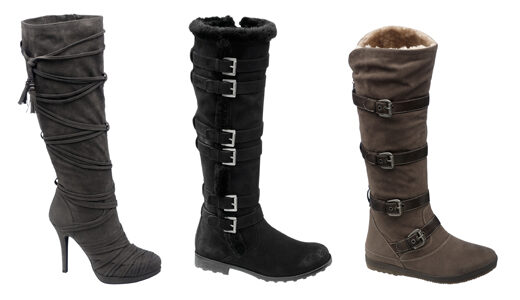 FOTO: kozačky s přezkami Deichmann