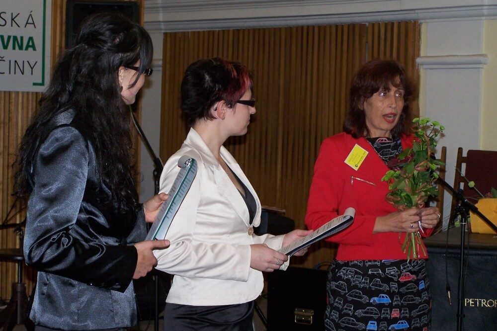 Moderátorky večera s ředitelkou veletrhu Markétou Hejkalovou