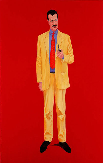 FOTO: Obraz Karla Schwarzenberga od malíře Tomáše Císařovského z cyklu Bez koní