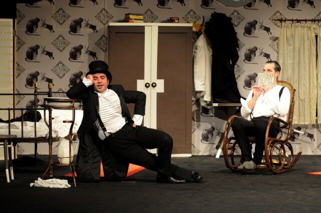 FOTO: Zdeněk Trčálek a Jiří Hejcman v Penzionu pro svobodné pány