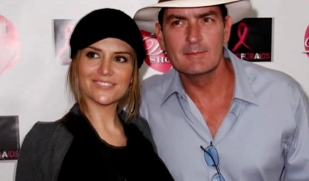 Charlie Sheen a jeho manželka Brooke Mueller