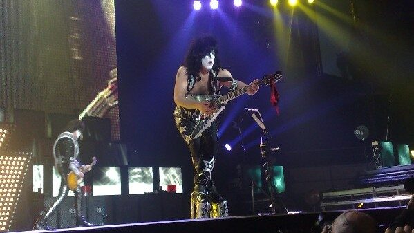 Paul Stanley na koncertě v Ostravě 21.května 2010, Foto: Sabina Jesenovská, Topzine.cz