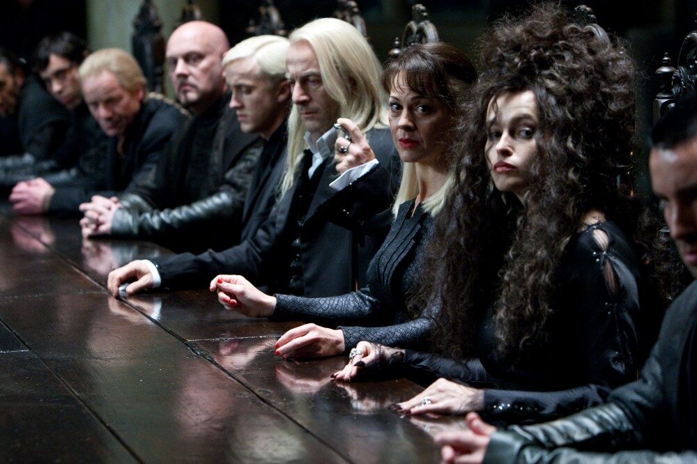 FOTO: Helena se svými hereckými kolegy v první část filmu Harry Potter a Relikvie smrti