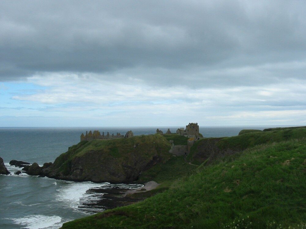 FOTO: V Dunnottar castle byly ukryty korunovační klenoty