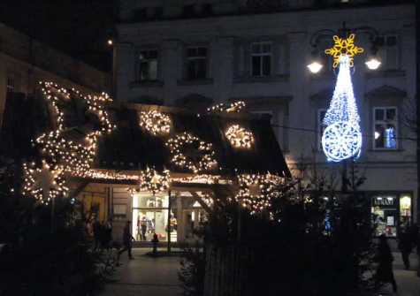 Vanoční trh v Krakově, Zdroj: youtube.com