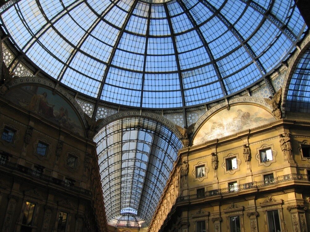FOTO: Nákupní galerie Viktora Emanuela II. v Miláně.