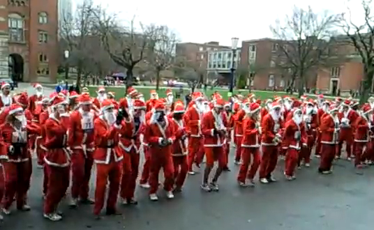 FOTO: Santa run, Zdroj: youtube.com