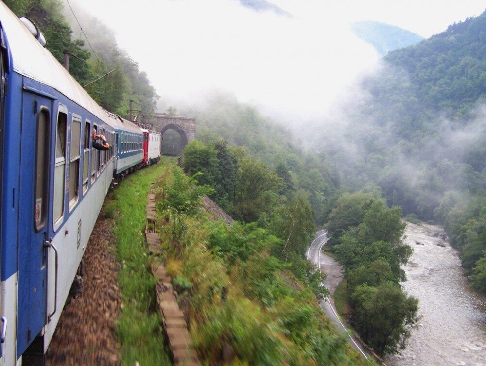 FOTO: Vlakem do zahraničí - cestou v Rumunsku přímým vlakem z Prahy do Burgasu