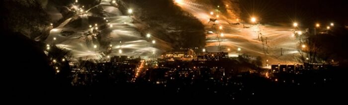 FOTO: noční jízda v Niseko