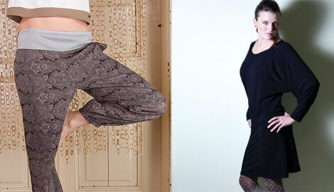 FOTO: kalhoty a šaty ze zimní kolekce Flamingopark