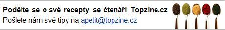 OBR: Rubrika Apetit - čtenářské tipy