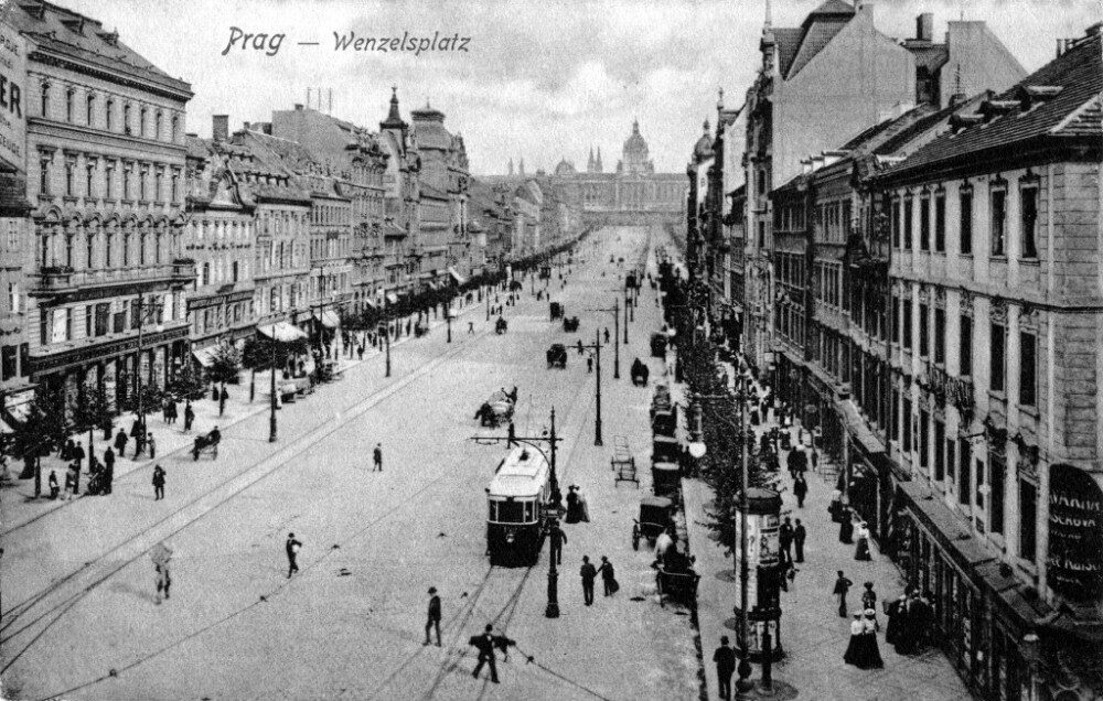 FOTO: Václavské náměstí, rok 1901