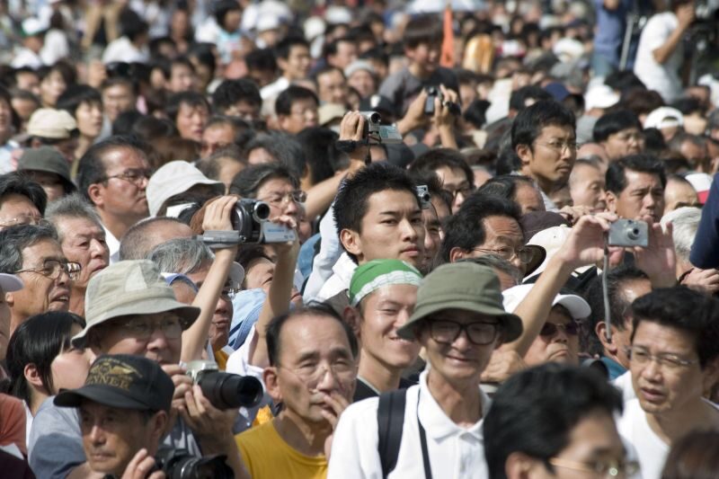 FOTO: Dav asijských turistů