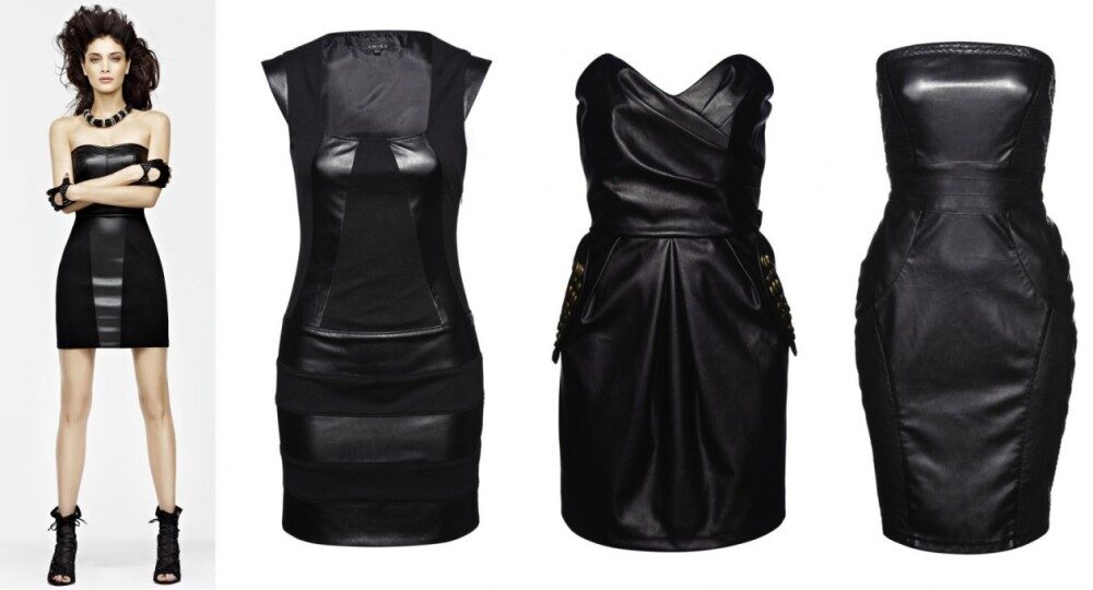 FOTO: Kožené šaty