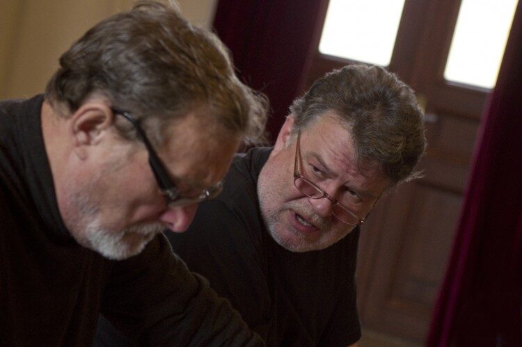 Tanec smrti: Ladislav Frej a Jaromír Meduna při čtené zkoušce