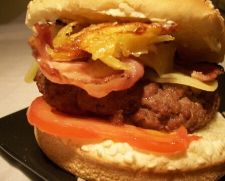 Hovezi hamburger