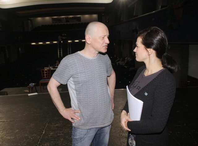 FOTO: Libor Vaculík s Martou Jandovou na první zkoušce muzikálu Kat Mydlář