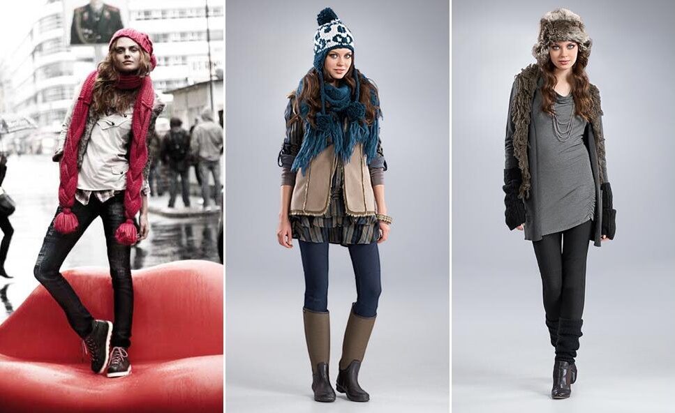 FOTO: Zimní oblečení a čepice