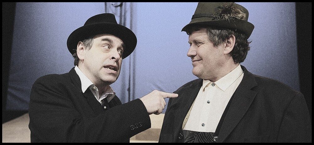 FOTO: Starosta Miroslav Táborský a 1. radní Miroslav Hanuš Zdroj: Divadlo v Dlouhé