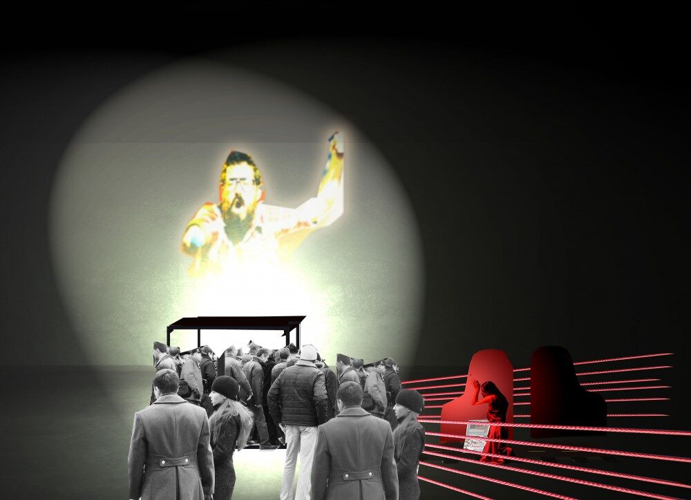 Třicátá Marinina láska - vizualizace scény