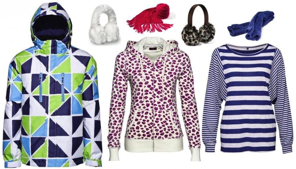 FOTO: Zimní barevné oblečení