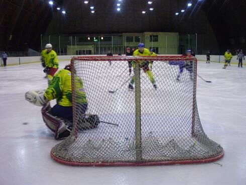 FOTO:Hokejový brankář